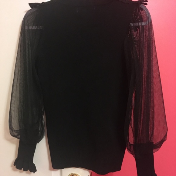 NWOT MC Lorene black sweater - Picture 5 of 6